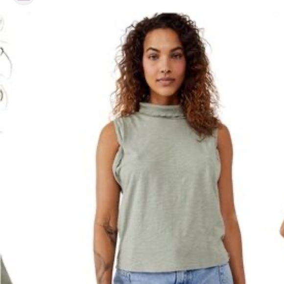 FLAWED - We The Free - Xena Turtleneck Muscle Tank - Picture 1 of 9